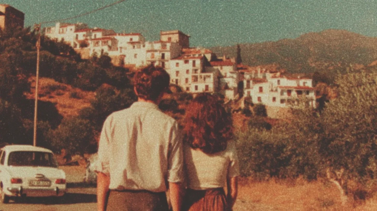 Pareja de personas mayores disfrutando de un momento juntos